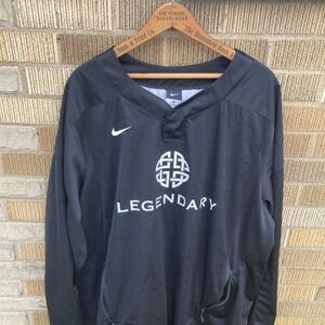 Nike Legendary Entertainment Mens XL Pullover Windbreaker Jacket Movie Cast Crew